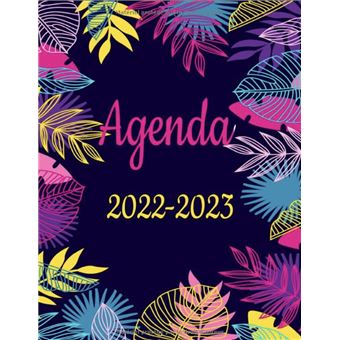 Agenda semainier 2022 2023 Grand format A4 - Planificateur