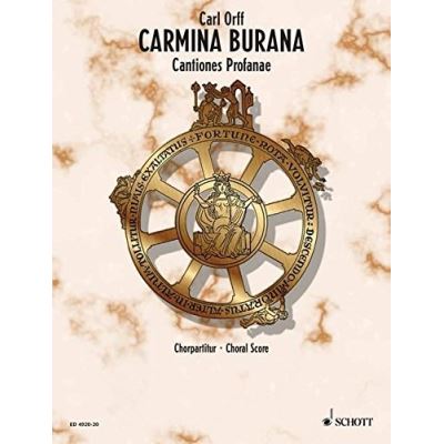Partitions classique SCHOTT ORFF CARL - CARMINA BURANA - SOLOISTS , MIXED CHOIR , CHILDREN'S CHOIR AND ORCHESTRA Choeur et ensemble vocal