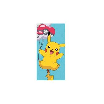 Pokemon Serviette De Bain Pikachu Party Balloons 140 X 70