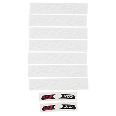 Zipp kit 202 en vinyle blanc mat sans bordure logo 700c kit complet pour roue 1)