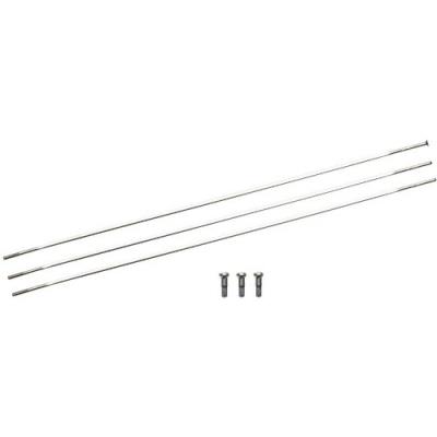Droit zipp cx ray lot de 3 rayons externes) argent argent 232 mm