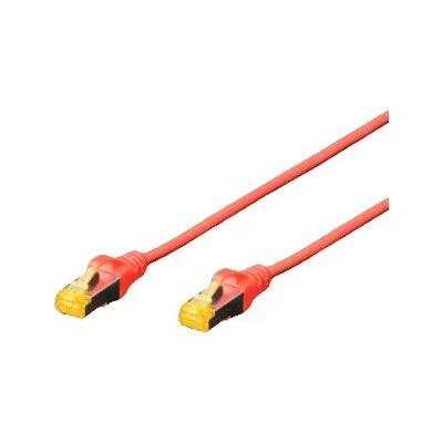 DIGITUS cordon de raccordement - 5 m - rouge