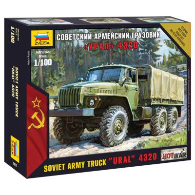 Maquette camion militaire : Ural 4320 Zvezda