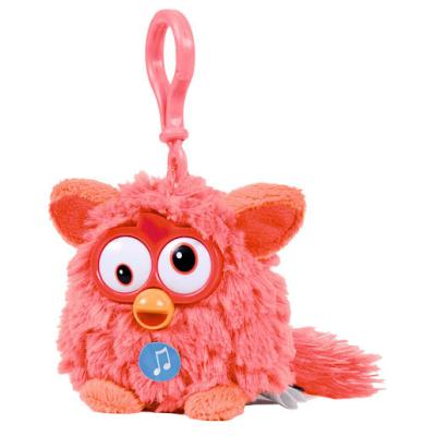Famosa – Furby – Porte-clés Peluche 8 cm – Orange