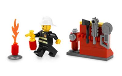 Lego - 5613 - City - Le pompier 