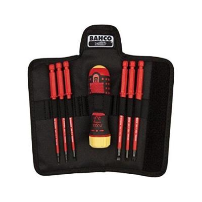 Bahco Lot de 6 pièces pour tournevis à cliquet PH/FL 1000V
