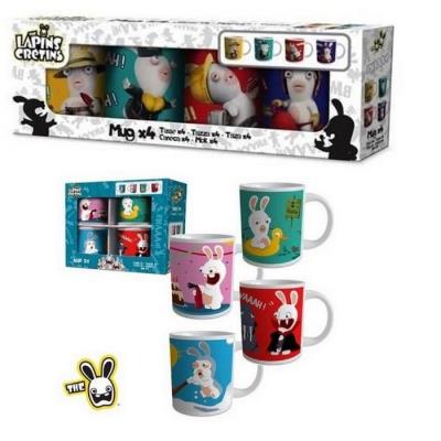 Coffret mugs lapin cretin x 4 easy licence 62lapm32