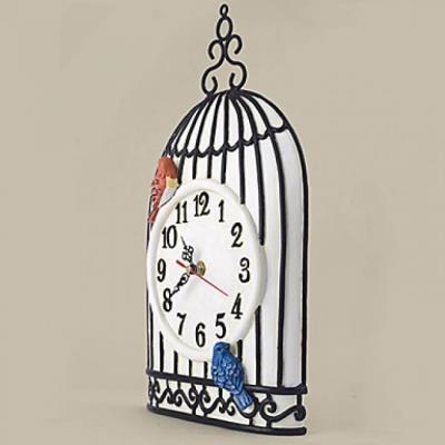 Horloge Murale Moderne En Forme De Cage Doiseau Achat