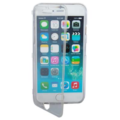Etui Housse Coque Gel Rabat Apple Iphone 6 Plus - Transparent