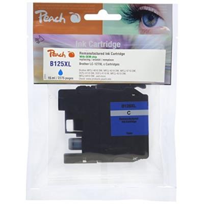 Peach pi 500-88 cartouche dencre xl compatible brother lc - 125xl, cyan
