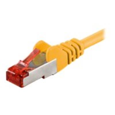 goobay câble de réseau - 5 m - jaune