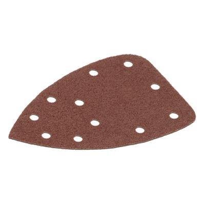 OUTIFRANCE  - Lot De 5 Patins Triangulaires Auto-agrippants Grain 120 165x165x100 Mm