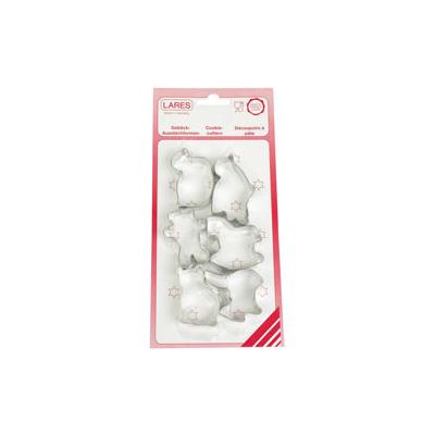 Lares decoupoir assorti x6 s/carte 5cm
