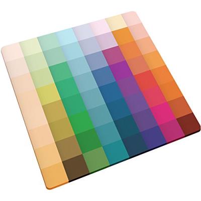 Joseph joseph - planche en verre/dessous de plat - 30 x 30 cm - blocs de couleur