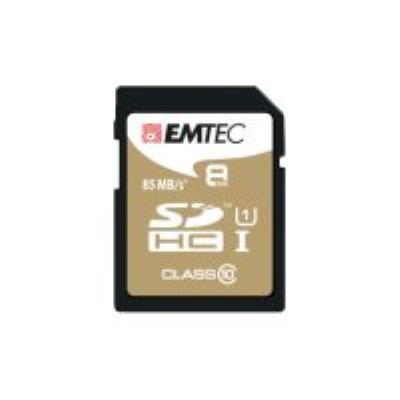 EMTEC Gold+ - flashgeheugenkaart - 8 GB - SDHC