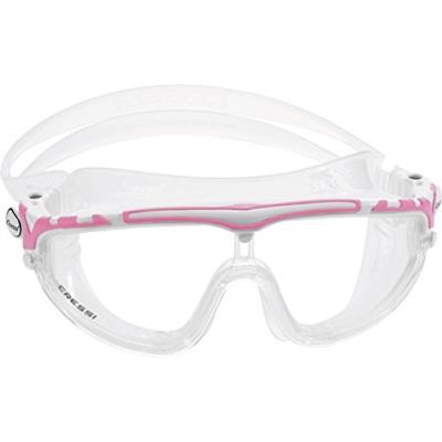 Cressi skylight lunettes de natation transparent blanc rose