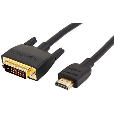 AmazonBasics Câble adaptateur HDMI vers DVI 1,82 m (standard le plus récent)