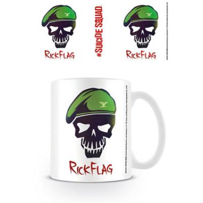 Suicide Squad mug Rick Flag Skull