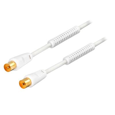 Hdsat Cable Coaxial Mâlefemelle Longueur 5m Plaqué Or - vue 2
