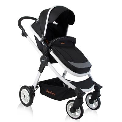 Baninni Poussette 3-en-1 Ayo Noir et blanc BNST011-WHBK