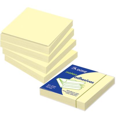 Pack 3 Bloc 100 notes adhésives jaunes 37x50