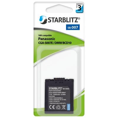 STARBLITZ batterie panasonic cgr-s007e