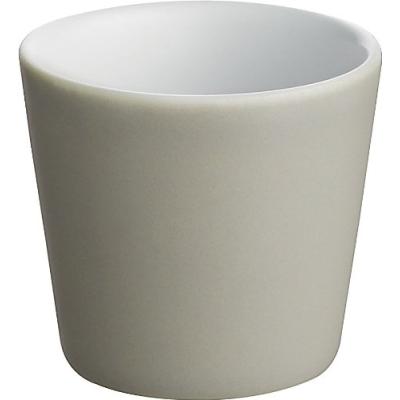 ALESSI DC03/76 LG TONALE PETITE TASSE EN CÉRAMIQUE STONEWARE LIGHT GREY SET DE 4 PIÈCES