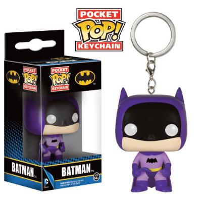 Batman - Pocket Pop Porte Cle Batman 75th Anniv Colourways Violet 4cm