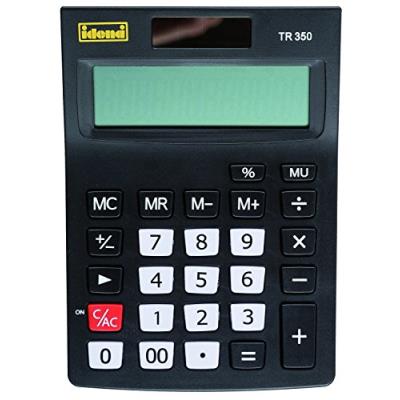 Idena tR 350 505283-calculatrice de bureau 12 chiffres, couleurs assorties
