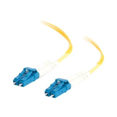 C2G LC-LC 9/125 OS1 Duplex Singlemode PVC Fiber Optic Cable (LSZH) - verbindingskabel - 5 m - geel