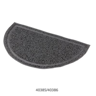 Meilleurs prix pour Tapis Pour Bac Á Litière, Semi-Circulaire, Pvc, 41 × 25 Cm, Anthracite - 40384 - Mon Animalerie