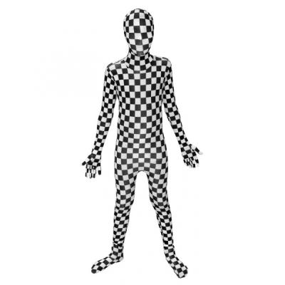 Costume carreaux Morphsuit enfant - 8-10 ans