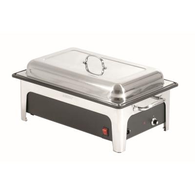 Chafing Dish GN1/1 électrique Prof.100mm inox et noir