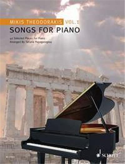 Theodorakis Mikis Songs Vol.1 Piano +Cd