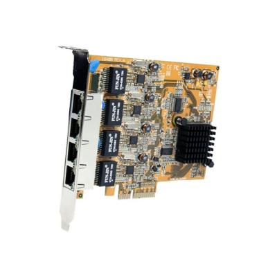 StarTech.com 4-poort PCI Express Gigabit Ethernet Netwerkkaart Adapter - netwerkadapter