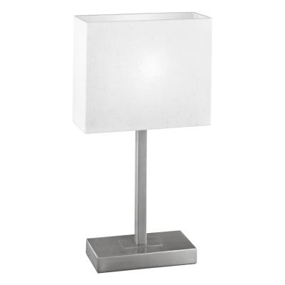 EGLO Tafellamp PUEBLO nikkel en beige 87598