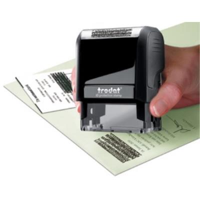 Trodat printy 4912 tampon de protection des données noir 66953