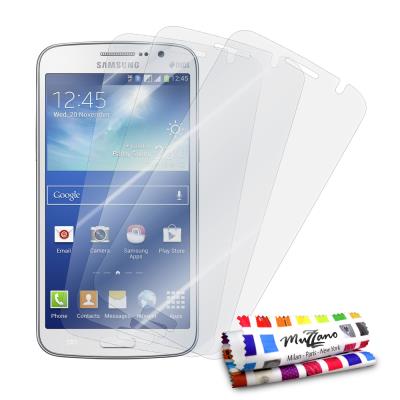 3 Protections Ecran Haute Qualité , UltraClear, ORIGINALES de MUZZANO pour SAMSUNG GALAXY GRAND 2