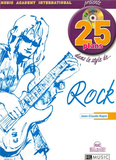 25 PLANS DANS LE STYLE...ROCK+CD