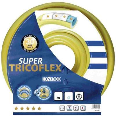 Tricoflex 00110142 Tuyau D'Arrosage Souple Multitouche Super Tricoflex 19 Mm X 50 M (Jaune)