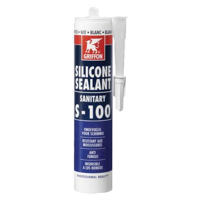 Mastic silicone sanitaire cartouche 310ml sanitaire Translucide