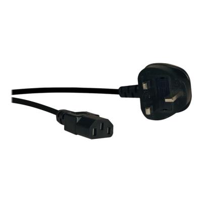 Tripp Lite 6ft Computer Power Cord UK Cable C13 to BS-1363 Plug 10A 6' - voedingskabel - 1.83 m