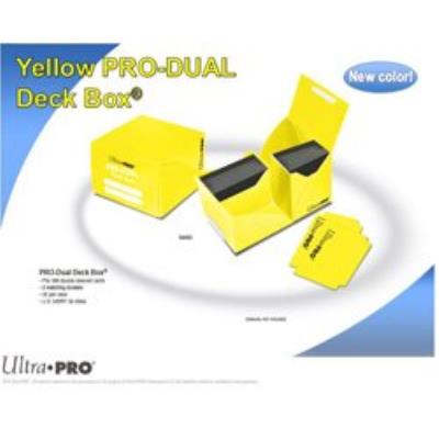 Ultra pro boîte double deck (jaune)