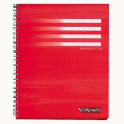 Clairefontaine cahier spiral 24x32 180pages seyes 360