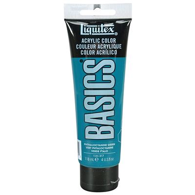 Liquitex Basics Tube de Peinture acrylique 118 ml Vert phtalocyanine
