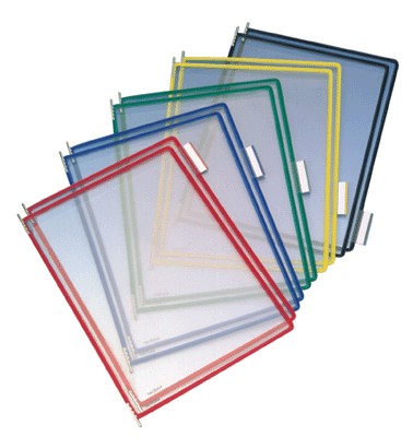 Tarifold - Poches A Pivot Colori Assorti - Boite De 10
