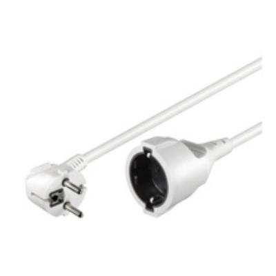 Cordon dextension wentronic blanc (schuko schuko sur) 10m