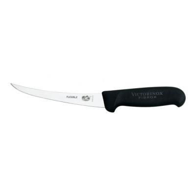 Couteau à désosser lame flexible 15cm, manche fibrox noir Victorinox