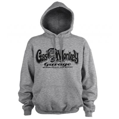 GAS MONKEY - Sweat Hoodie - Logo - Grey (S)