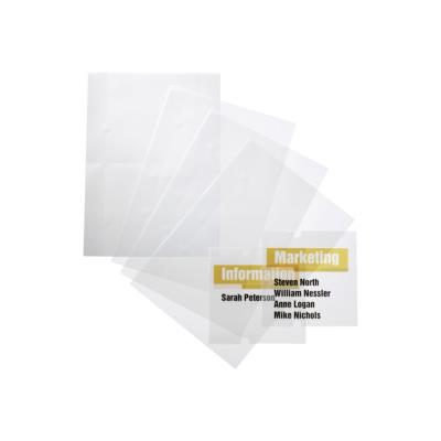 DURABLE CRYSTAL SIGN - transparante heldere film - 10 stuks